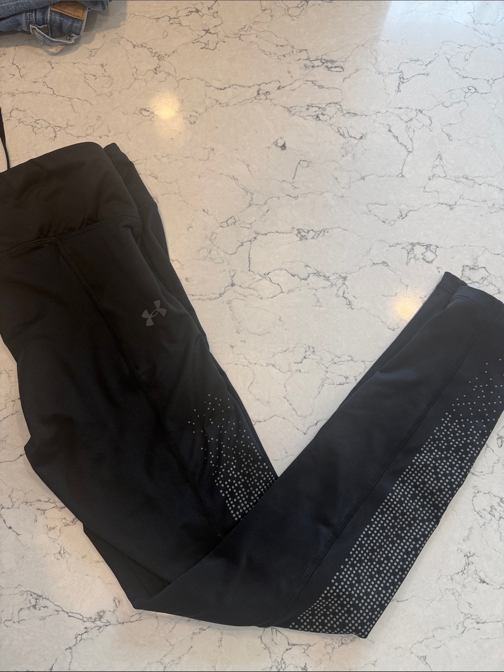 Under Armour Black Women’s Compression Pant with Reflective Dot Accent